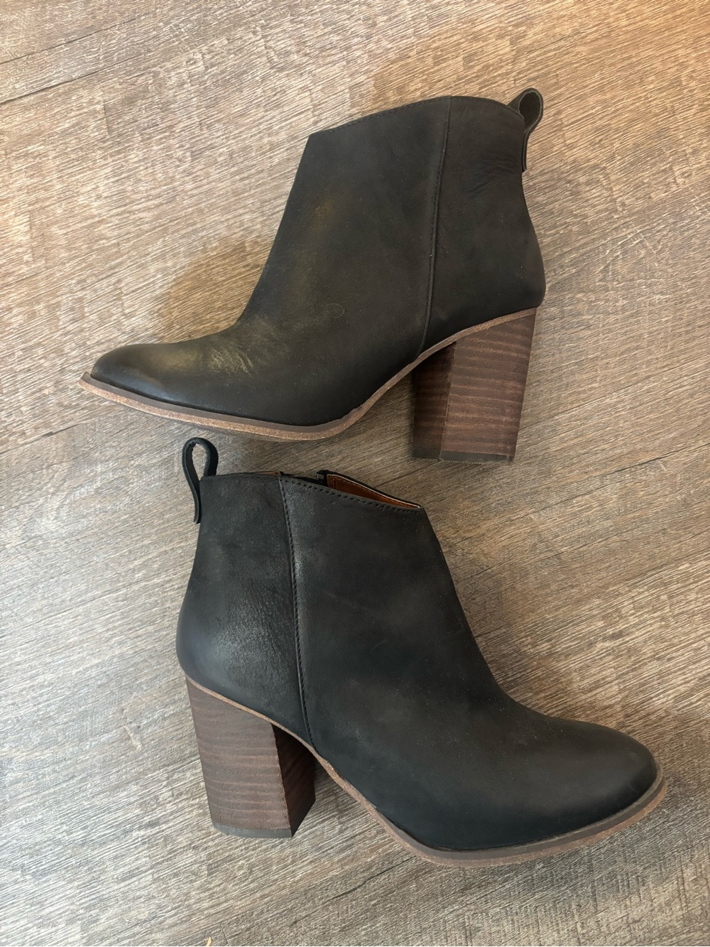 BP Black Block Heel Ankle Boots - Women